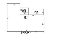 76 Bellevue St, Newton MA  02458-1919 floor plan