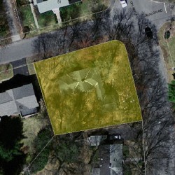 54 Avalon Rd, Newton MA  02468-1612 aerial view