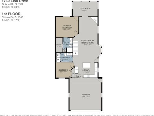 1730 Lisa Dr, Byron Township MI 49315-8006 exterior