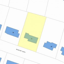 73 Randlett Park, Newton MA 02465-1718 plot plan