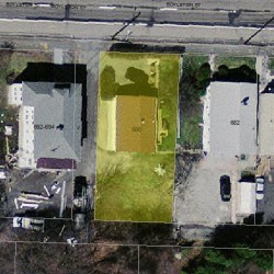 686 Boylston St, Newton MA  02459-2680 aerial view
