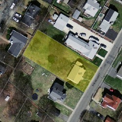 107 Sheridan St, Newton MA 02465-1057 aerial view