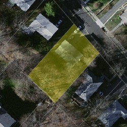 47 Ripley St, Newton MA 02459-2209 aerial view