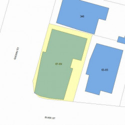 67 River St, Newton MA 02465-1853 plot plan