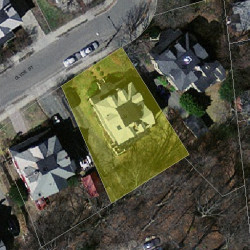 34 Clyde St, Newton MA 02460-2209 aerial view
