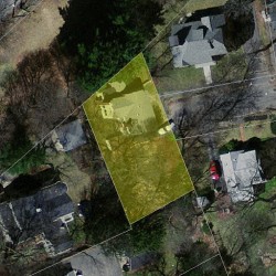 93 Forest St, Newton MA 02461-1443 aerial view