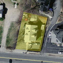 1139 Beacon St, Newton MA 02461-1157 aerial view