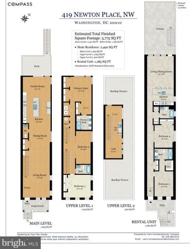 419 Newton Pl, Washington DC 20010-1715 exterior