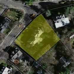 12 Beechcroft Rd, Newton MA  02458-2404 aerial view