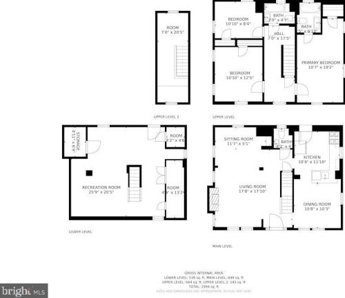 5111 Astor Pl, Washington DC  20019-6444 exterior