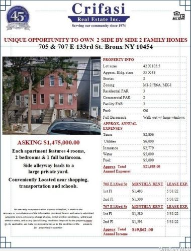 705 133rd St, Bronx, NY 10454-3425