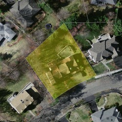 50 Cross Hill Rd, Newton MA  02459-3121 aerial view