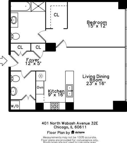 401 Wabash Ave, Chicago IL  60605-1208 exterior