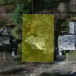 52 Clinton Pl, Newton MA 02459-1141 aerial view