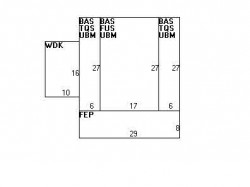 6 Jefferson St, Newton MA 02458-1710 floor plan