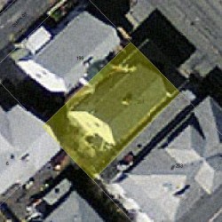 201 Adams St, Newton MA  02458-1244 aerial view