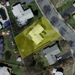 42 Morrill St, Newton MA 02465-1361 aerial view