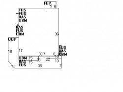 68 Erie Ave, Newton MA  02461-1514 floor plan