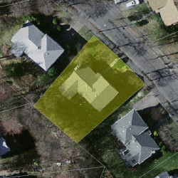53 Great Meadow Rd, Newton MA 02459-2714 aerial view