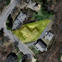 400 Central St, Newton MA 02466-2205 aerial view