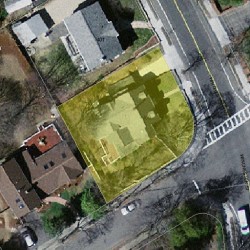 409 Winchester St, Newton MA 02461-2008 aerial view