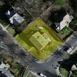 64 Mandalay Rd, Newton MA 02459-1336 aerial view