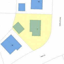 4 Charlotte Rd, Newton MA 02459-1708 plot plan