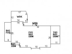 22 Exmoor Rd, Newton MA 02459-1208 floor plan