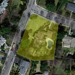 230 Temple St, Newton MA 02465-2334 aerial view