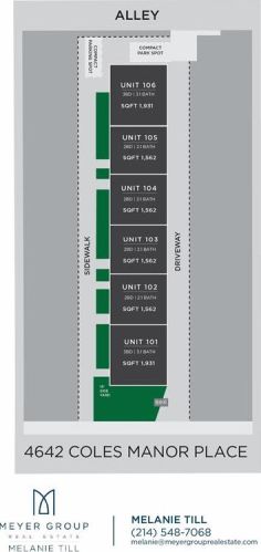 4642 Coles Manor Pl, Dallas TX  75204-3308 exterior