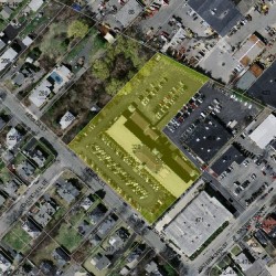 320 Nevada St, Newton MA  02460-1435 aerial view