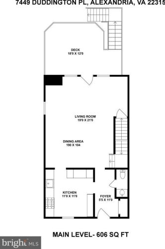 7449 Duddington Dr, Alexandria VA 22315-3849 exterior