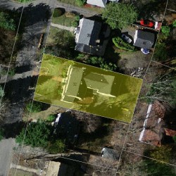 32 Jameson Rd, Newton MA  02458-2601 aerial view