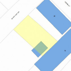 56 Silver Lake Ave, Newton MA  02458-1111 plot plan