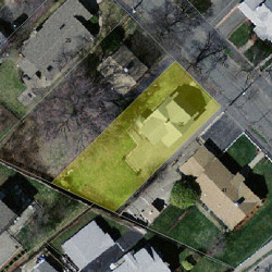 35 Melville Ave, Newton MA  02460-1223 aerial view