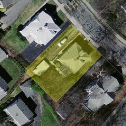 63 Clark St, Newton MA 02459-2425 aerial view