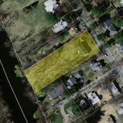 55 Bernard St, Newton MA 02461-1935 aerial view