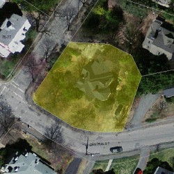 61 Central St, Newton MA 02466-2402 aerial view