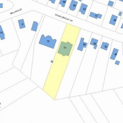 64 Charlemont St, Newton MA 02461-1908 plot plan