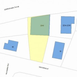 2240 Commonwealth Ave, Newton MA 02466-1804 plot plan