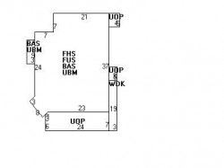 8 Mague Pl, Newton MA  02465-1528 floor plan