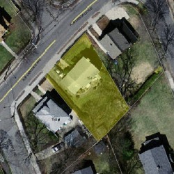 154 Auburndale Ave, Newton MA 02465-1422 aerial view
