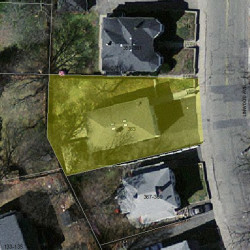 363 Linwood Ave, Newton MA  02460-1342 aerial view