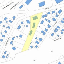 578 Auburn St, Newton MA 02466-1718 plot plan
