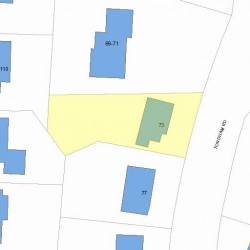 73 Fordham Rd, Newton MA 02465-1208 plot plan