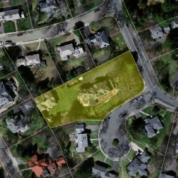 145 Highland St, Newton MA 02465-2411 aerial view