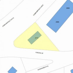 2370 Commonwealth Ave, Newton MA 02466-1719 plot plan