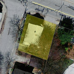 159 Oak St, Newton MA 02464-1443 aerial view