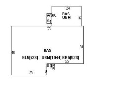 57 Cynthia Rd, Newton MA 02459-2836 floor plan