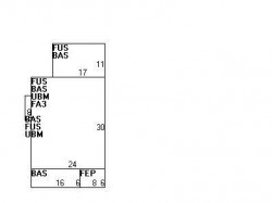 39 Jefferson St, Newton MA  02458-1742 floor plan